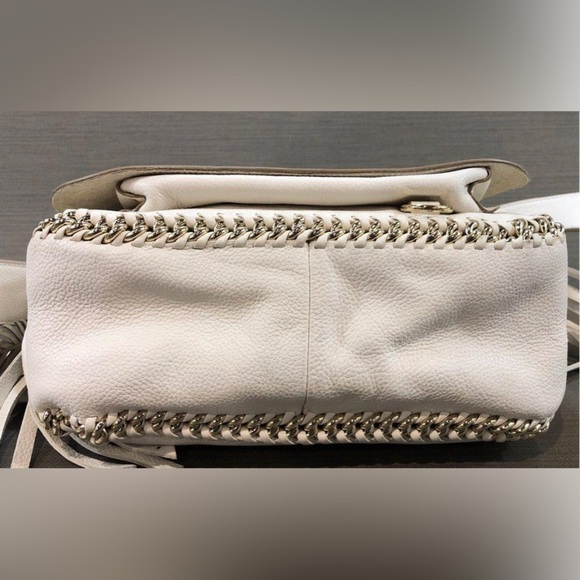 Coach Dakotah 34397 Cream Leather Shoulder Bag - Picture 7 of 16